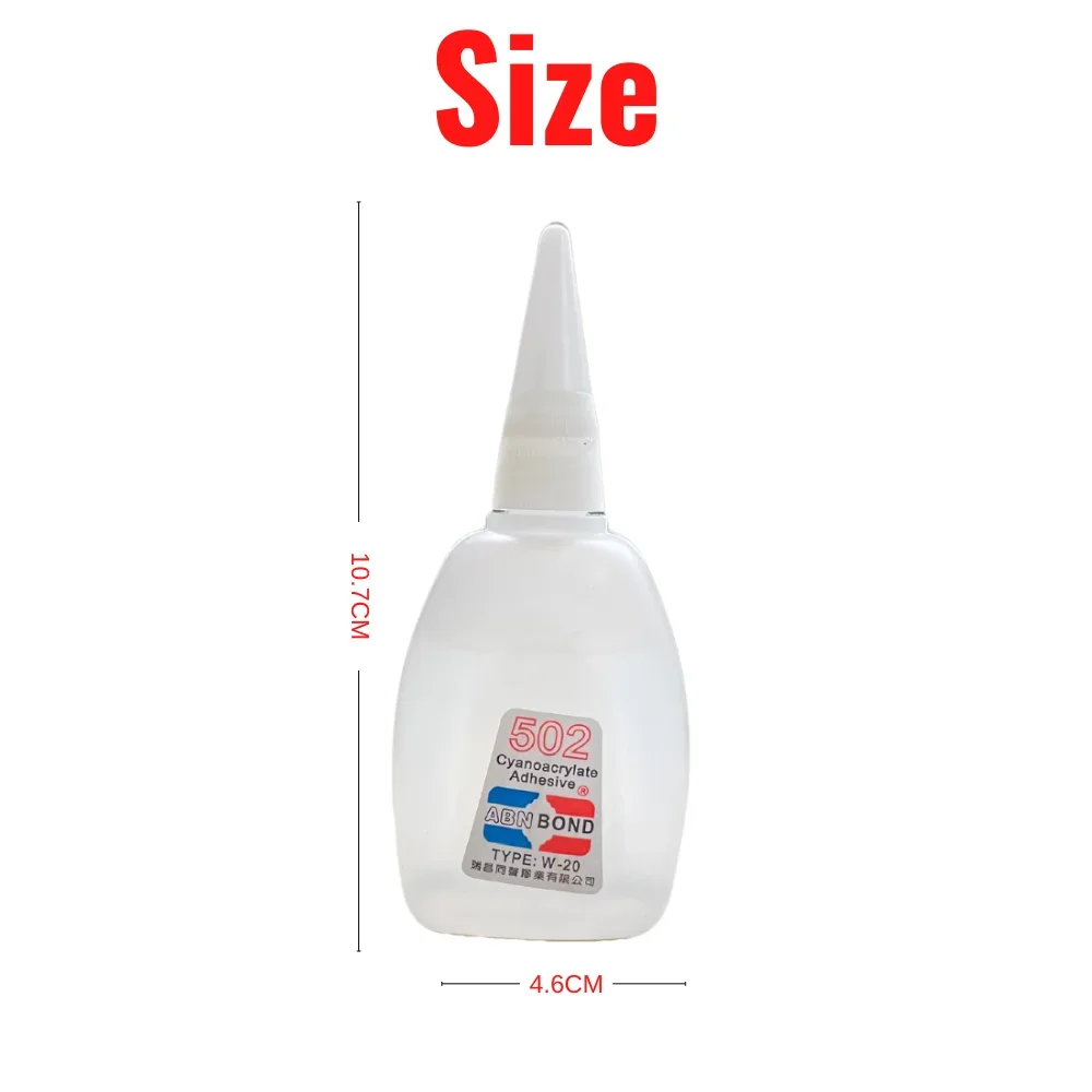 Super Glue Instant Dry Cyanoacrylate Strong Adhesive Office Supplies Quick Bond Leather Glass Metal Fast Glue