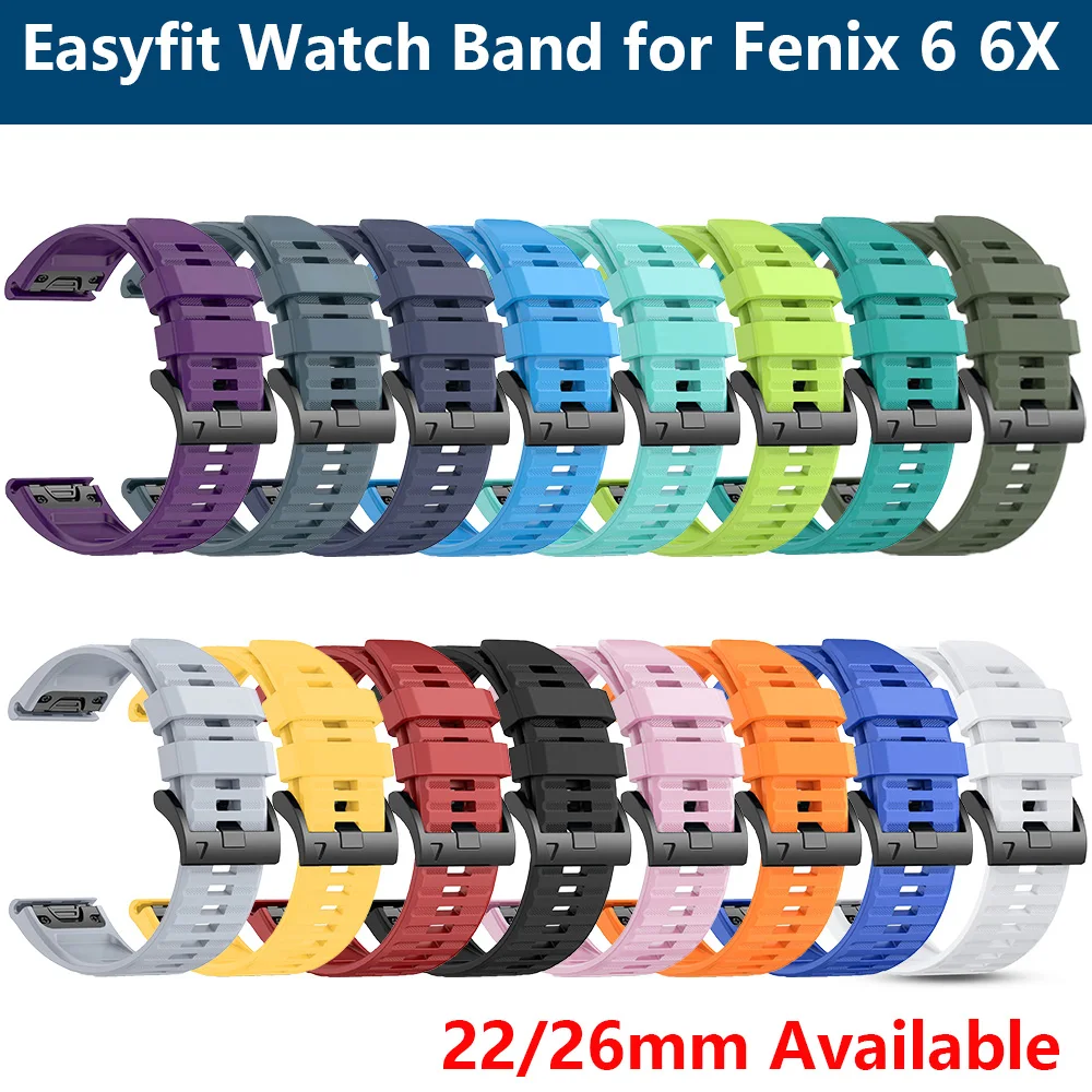

fit Garmin Fenix 6 6X Watchband Replacement for Fenix 7 7X 5 5X Fenix 8 47mm 51mm Quick Release Watch Strap