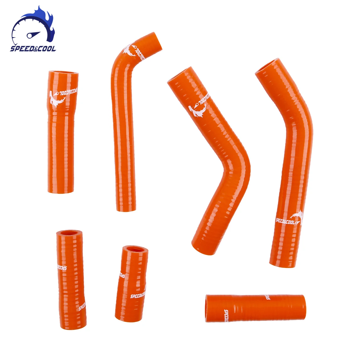 SPEED&COOL For KTM 125 EXC 200 EXC 2003 2004 2005 2006 2007 Motorcycle Silicone Radiator Coolant Hose Kit