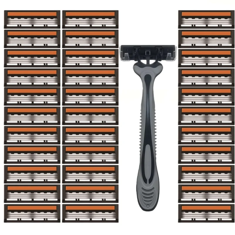 

Classic men's manual shaver, with 3 layers of sharp and smooth blades, is the perfect choice for holiday gifts