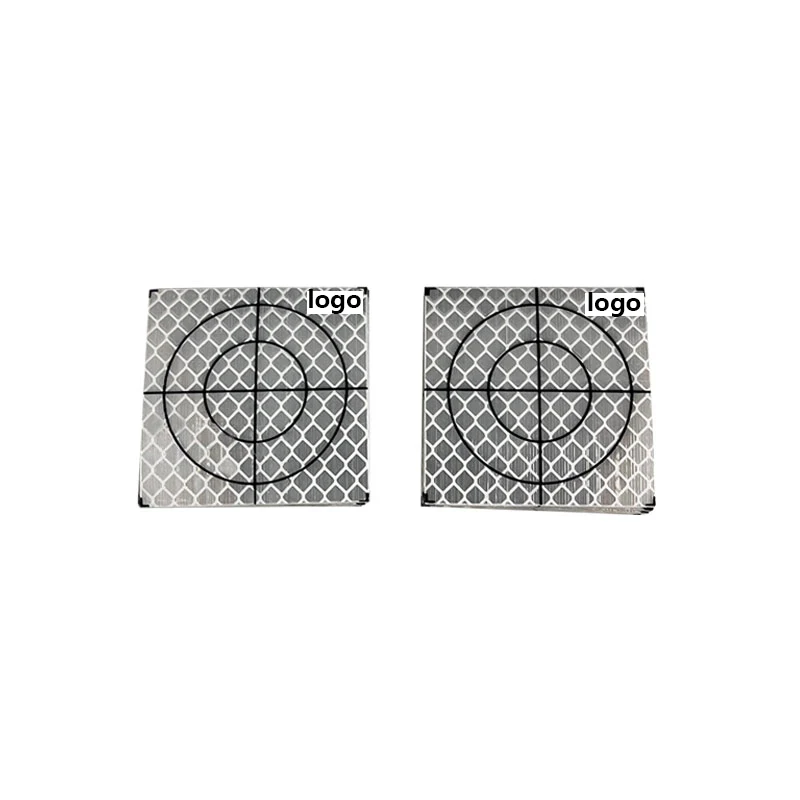 100pcs Reflector Sheet For Leica Total Station Survey Geography White Target Sheet Reflective Sticker Size 20/30/40/50/60MM