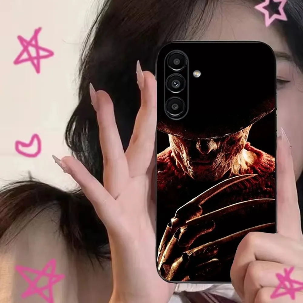 Horror F-Freddy KrugerS  Phone Case For Samsung S24,S21,S22,S23,S30,Ultra,S20,Plus,Fe,Lite,Note,10,9,5G Black Soft Cover