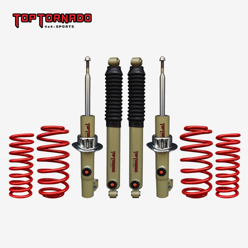 Off Road 2-inch Suspension Lift Kit with 4X4 Soft and Hard Adjustable Shock Absorbers Suitable for Cherokee WK/WK2