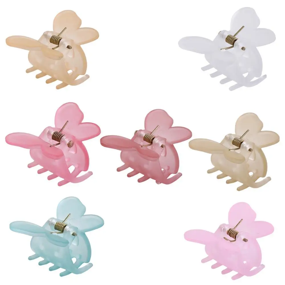 

Fashion Frosted Butterfly Hair Claw Jelly Color Grab Clip Butterfly Hair Clip Hairpin Headdress Mini Shark Clip Daily
