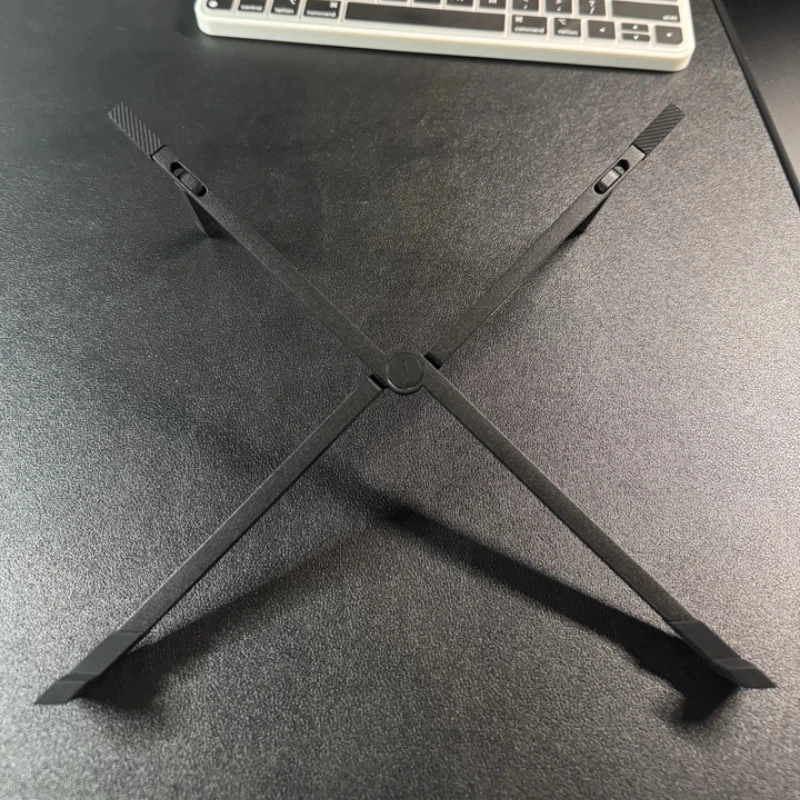 Laptop Support Bracket Customized Aluminum Alloy Portable Folding Heat Dissipation Non-slip Silicone Pad Ergonomics Laptop Stand