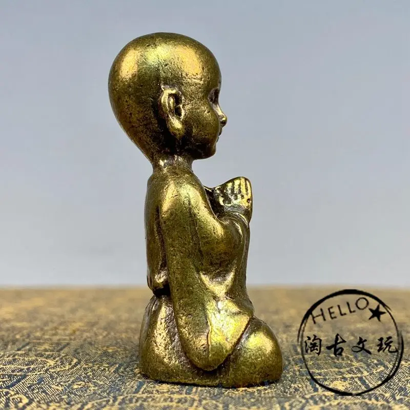wealth Little monk Statue Sculpture Figurines Home Garden Decoration Statues For House