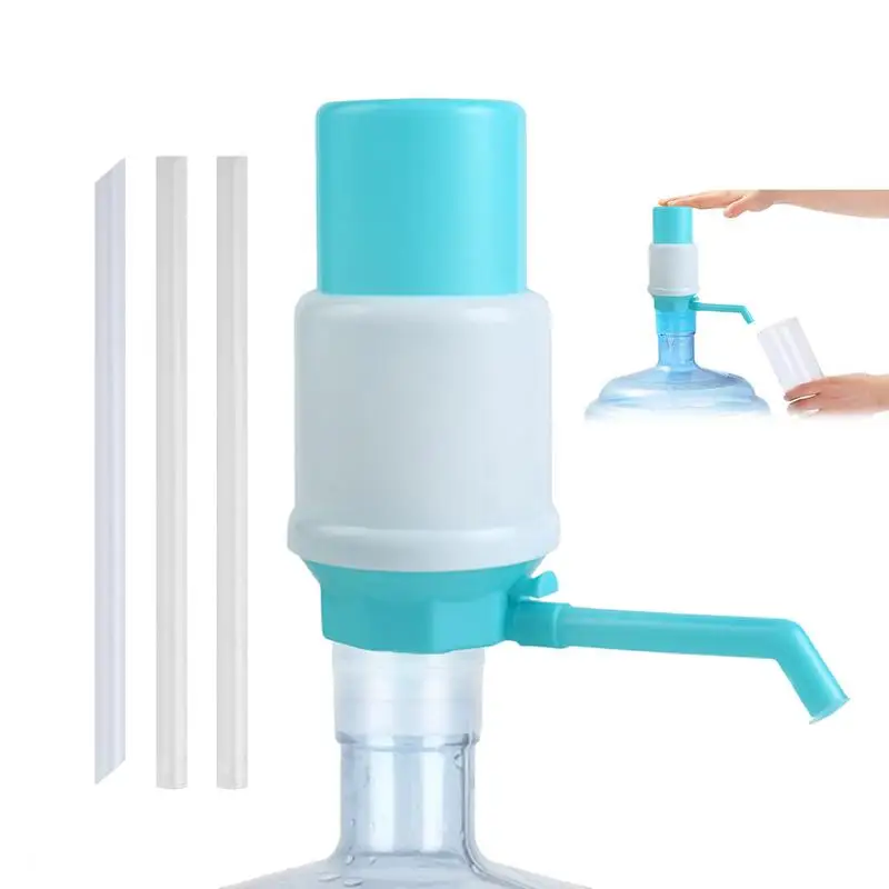 Water Bottle Pump Dispenser Hand Press Pump Outdoor Drinking Water Water Filters Removable Hand Pressure Water Dispenser