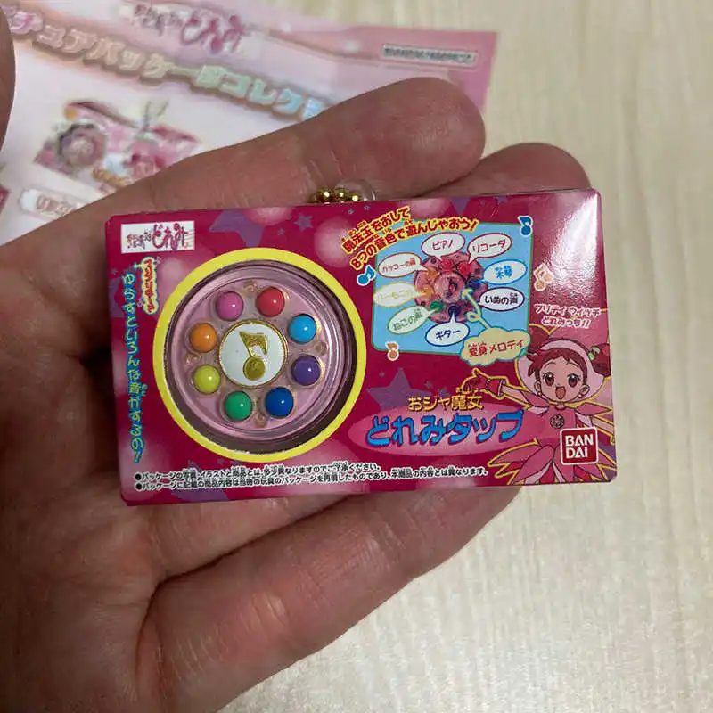 بانداي السحرية دوريميدوريمي التحول جهاز الدعامة مربع قلادة Gacha عصا سحرية قلادة مجموعة الإكسسوارات
