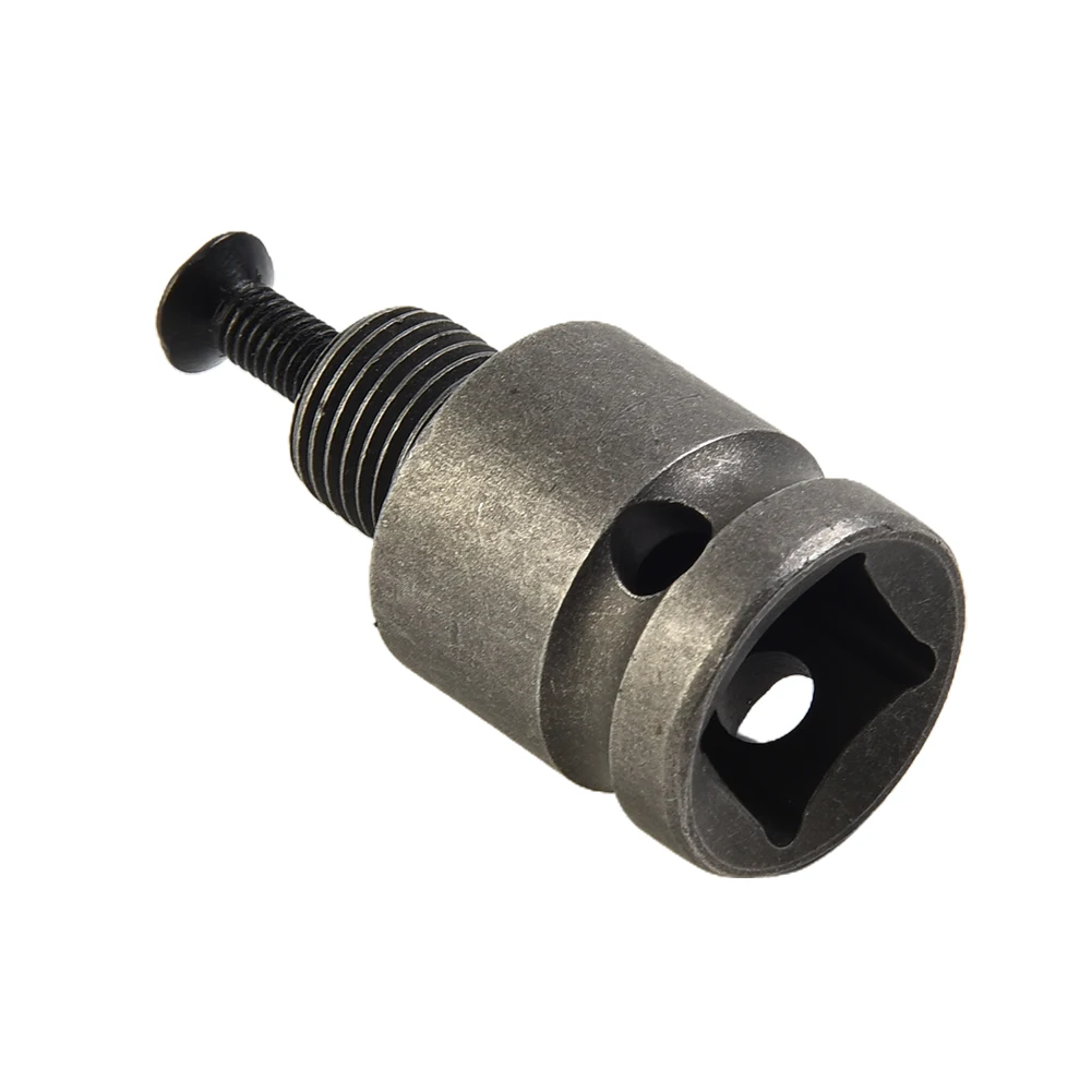Adaptador de portabrocas para llave con tornillo, 3 brocas de conversión de conector de acero de aleación de 8-24UNF, delantales y pernos