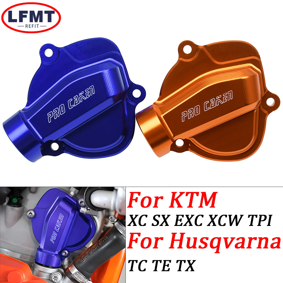 

Motorcycle CNC Right Exhaust Control Cover For KTM XC SX XCW WXC 250 300 For Husqvarna TE TC TX For Gas Gas EC EX MC 2009-2023