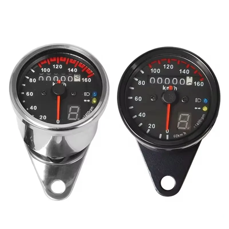 

Motorcycle Odometer Tachometer for Iron Horse Earth Vintage Digital Speedometer LED Backlit Motorbike Accessories