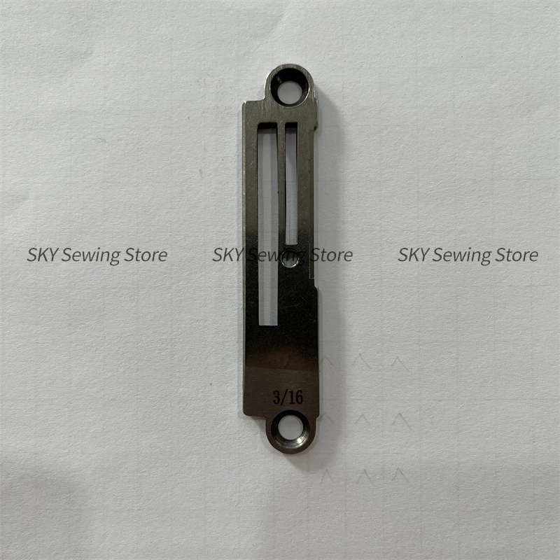 Fengnian Brand DY-359 Needle Plate with Knife 1/8 1/4 3/16 Ne498 Cutting Knife Iron Plate for Synchronous Dy Gc0303 Sewing