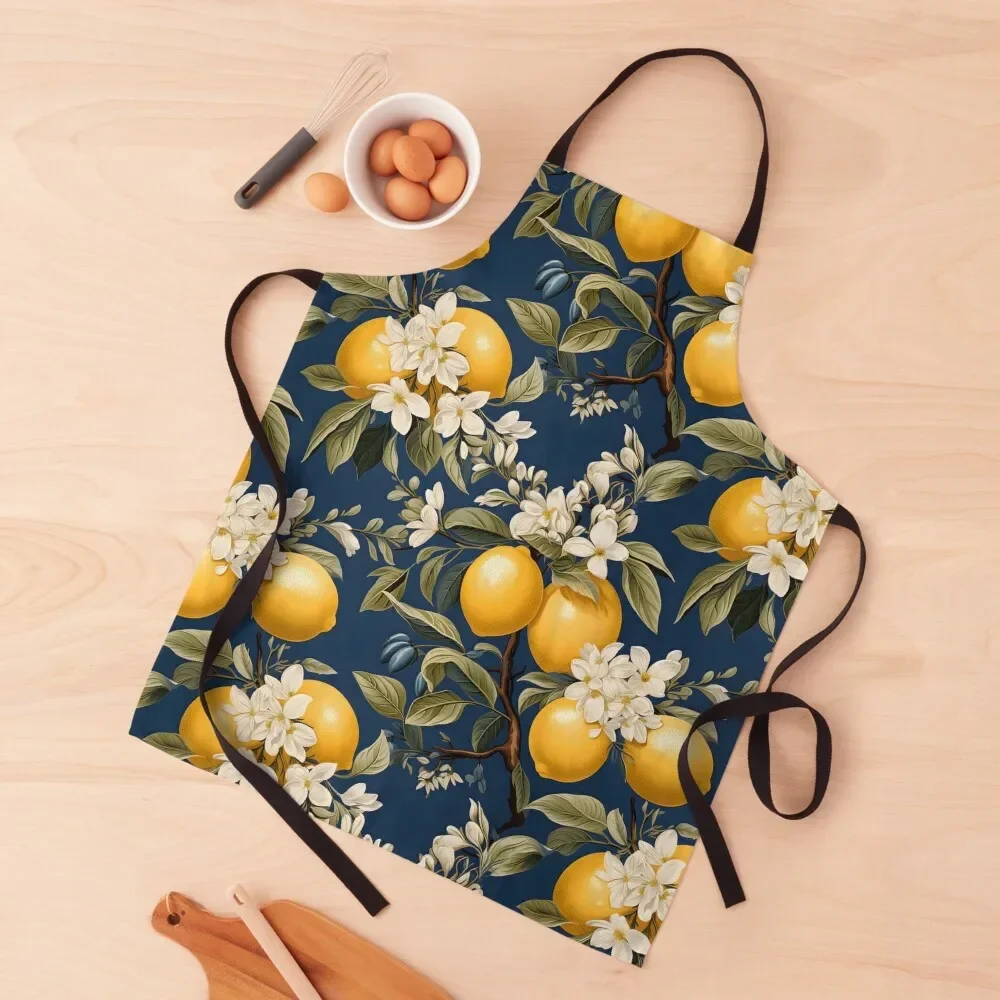 

Sorrento Lemons 9 Apron Kitchen Special Accessories painting Kitchen Front New year's Apron