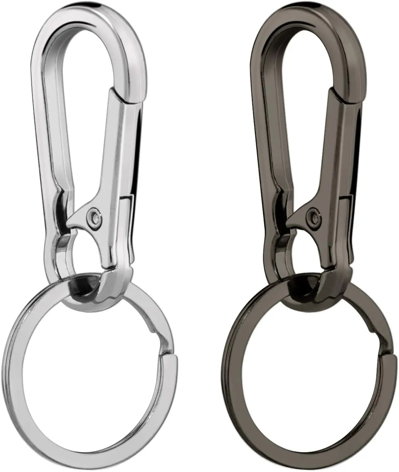 

Metal Keychains Keyring Key Chain Ring Holder Organizer for Home Car Keys, Key Finder, 2 Pieces