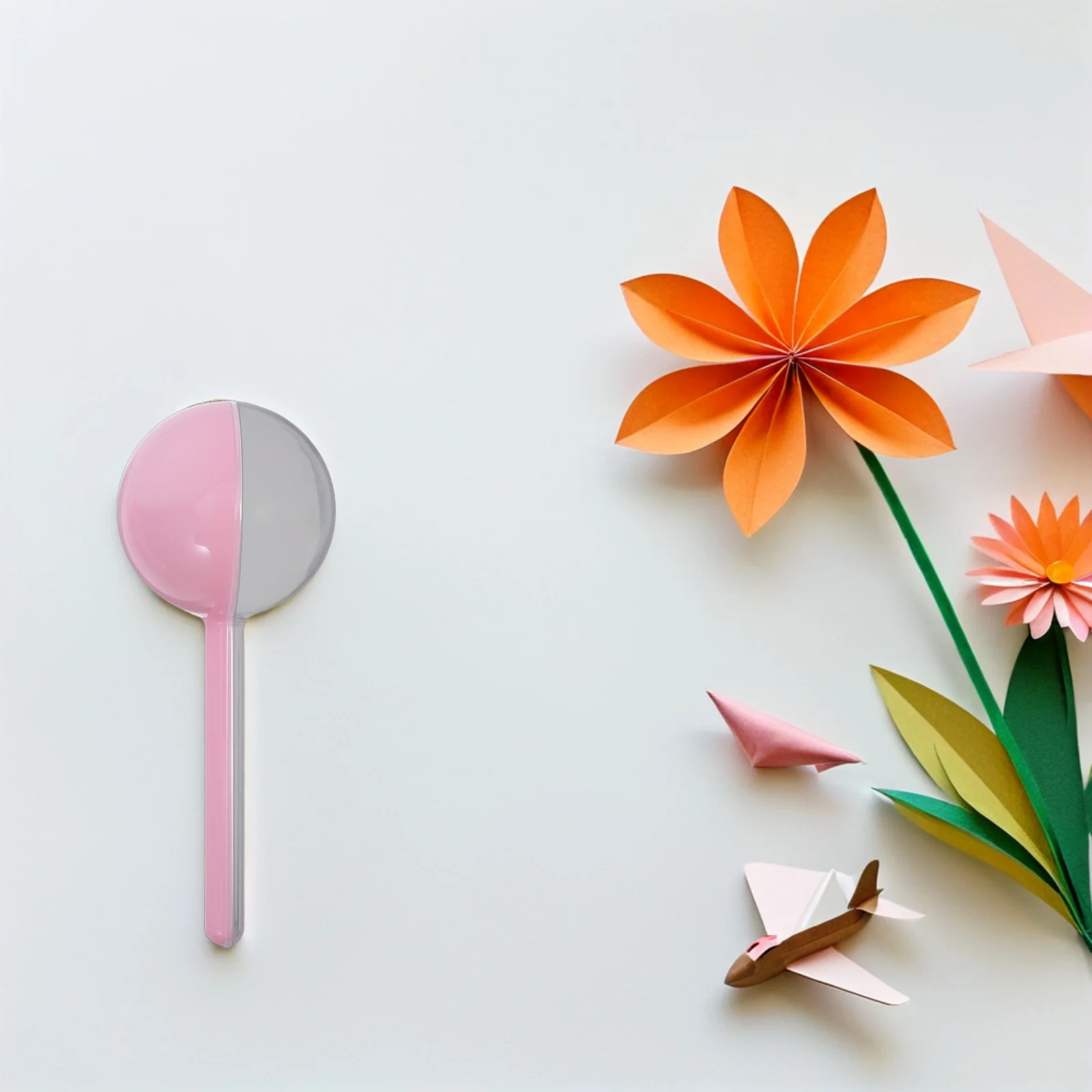 

12Pcs Transparent Plastic Lollipop Case Round Candy Box for DIY Craft and Holiday Gifts Lollipop Shaped Container