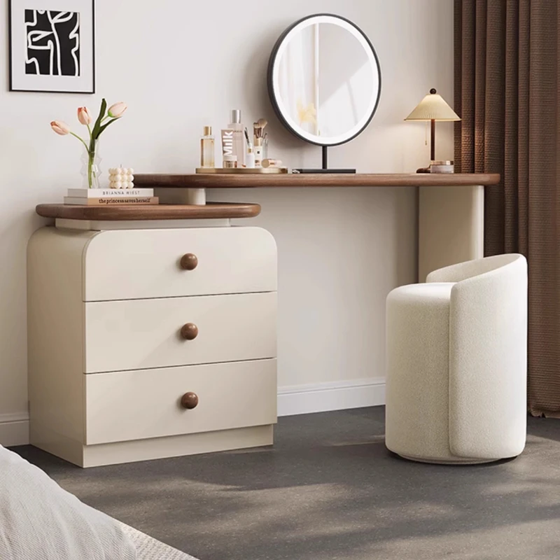 

Современный роскошный дизайн туалетного столика, модный кремовый стиль, гламурный туалетный столик, экономия места Tocador De Maquillaje, мебель для спальни