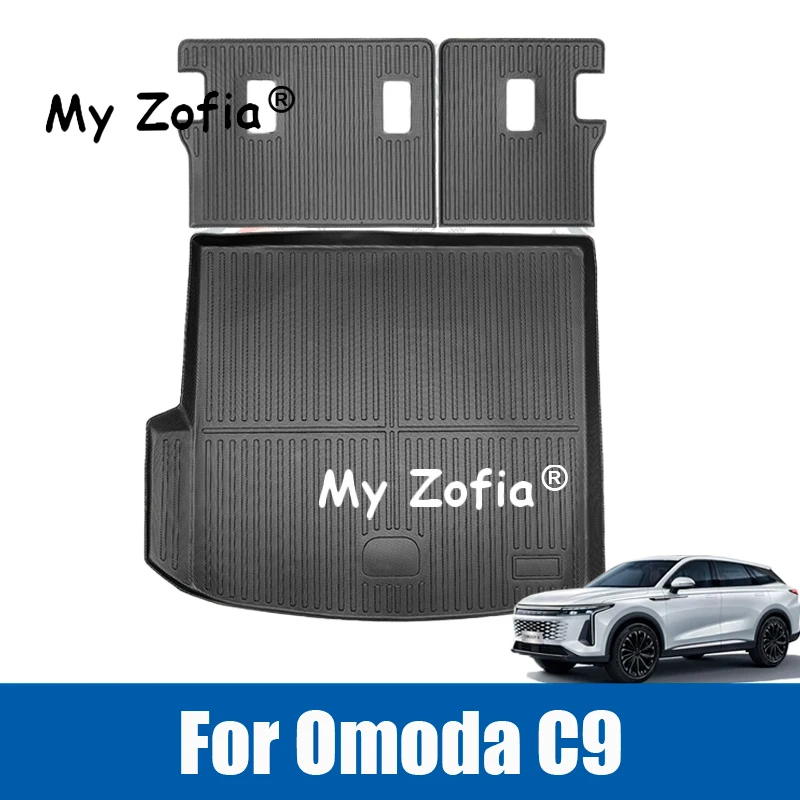 

Car TPE Rear Trunk Cargo Mat For Chery OMODA 9 SHS C9 2025 2026 Sheet Carpet Mud Protector Waterproof Boot LinerTray Accessorie