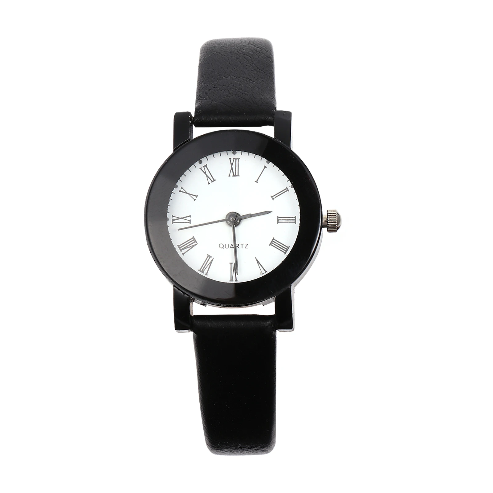 

Quartz Watches for Women Casual Lady Wrist Watch Stainless Steel Buckle Adjustable PU Strap Comfortable Large Dial