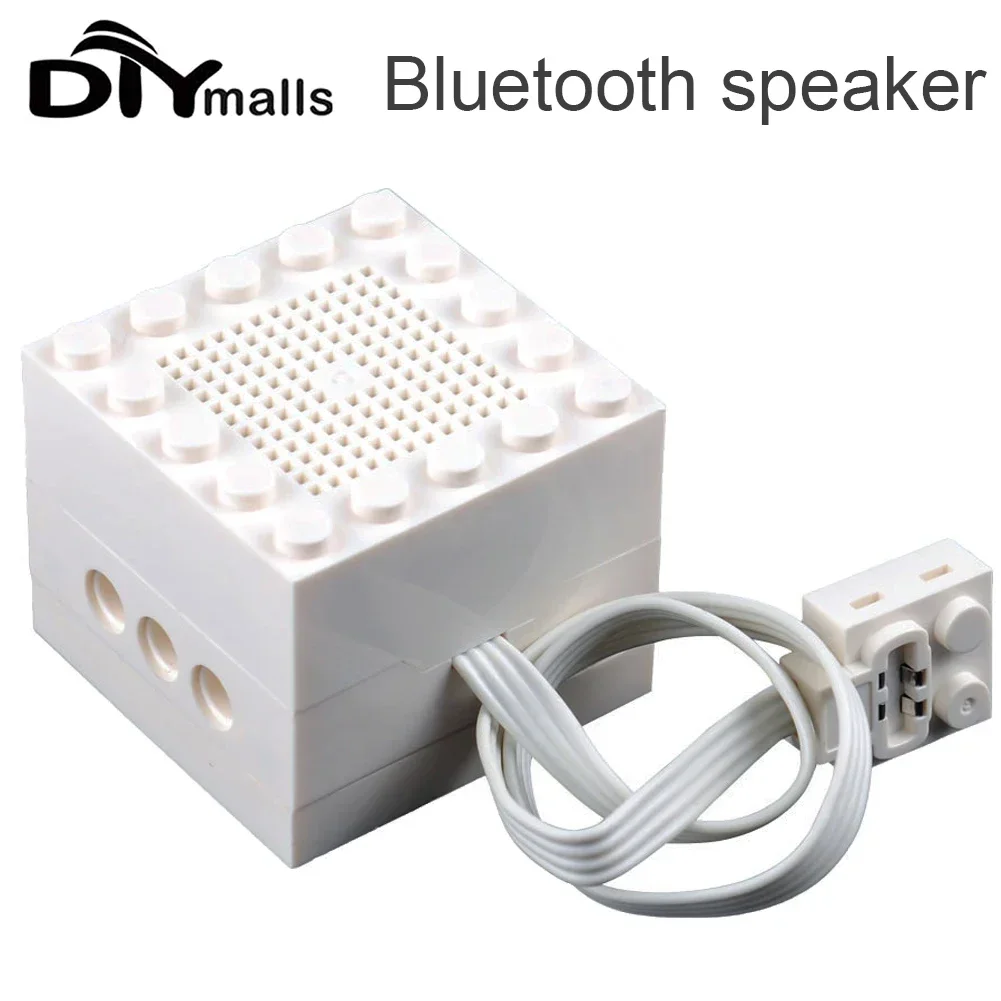 wishiot Bluetooth-Lautsprecher Technische Teile Baustein kompatibel mit Legoeds Hi-Tech-Tech-Teilen MOC Power Functions Zügen 4