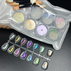 1Box Nail Glitter Powder Nail Aurora Glitter Shining Mirror Flour Moonlight Nail Enhancements Nail Decoration Nail Painting