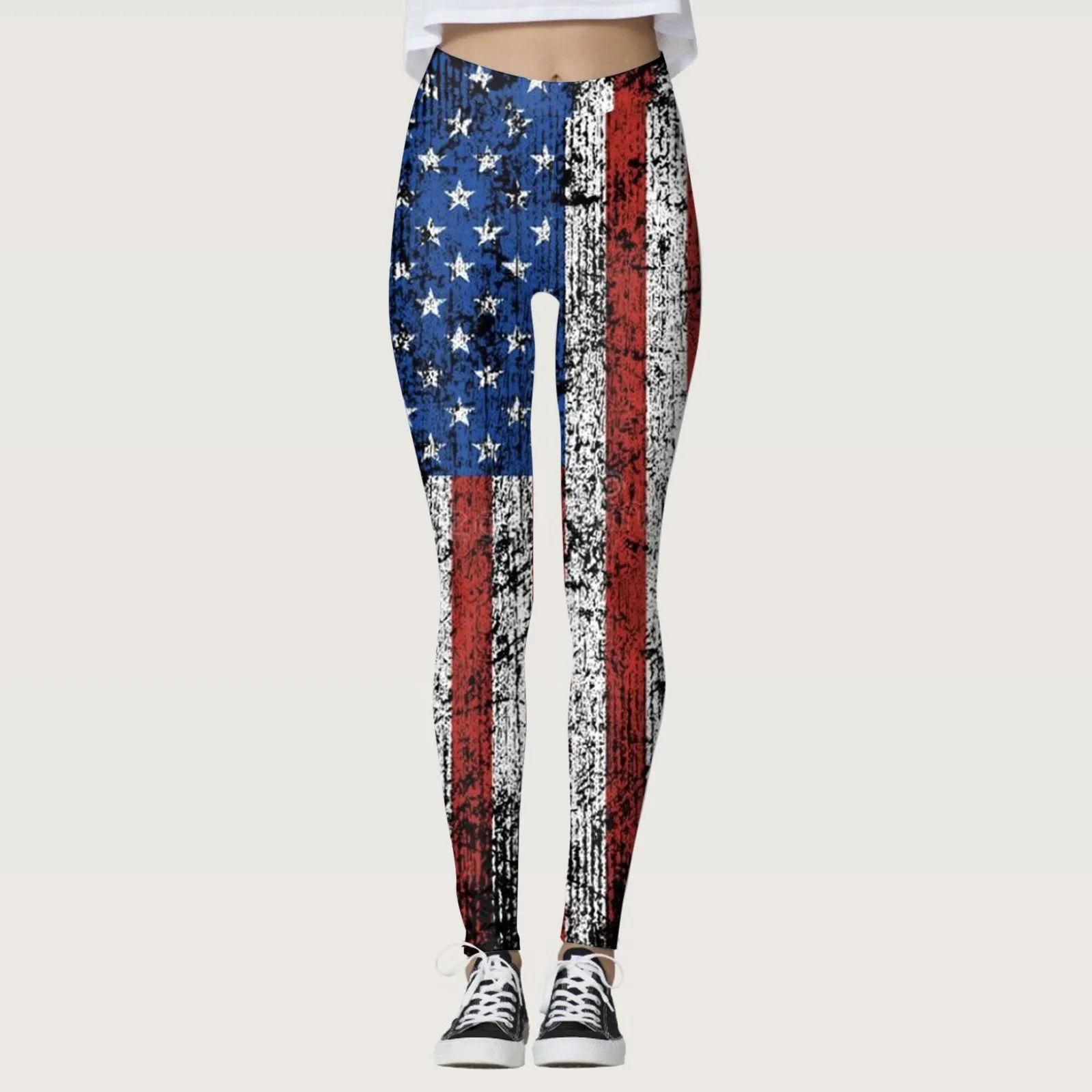 

Independence Day For Women's 4 Of July Leggings Pants For Yoga Running Gym Sweatpants Pants For Women All-Math Plain