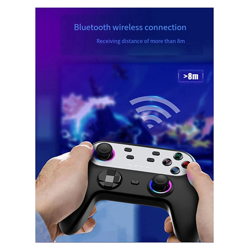 Wireless Controller Programming Function For Nintendo Switch Switch Pro Handle RGB Ambient Light Wireless Bluetooth