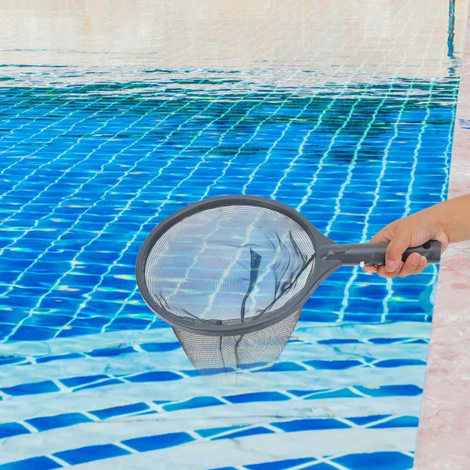 

Swimming Pool Leaf Net Pond Polyester Portable Cleaning Tool Fine Mesh Debris Filter Garden Supplies