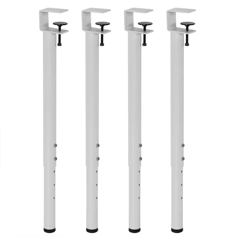Adjustable table legs clip-on non-drilling metal table legs height adjustable 65-95 cm