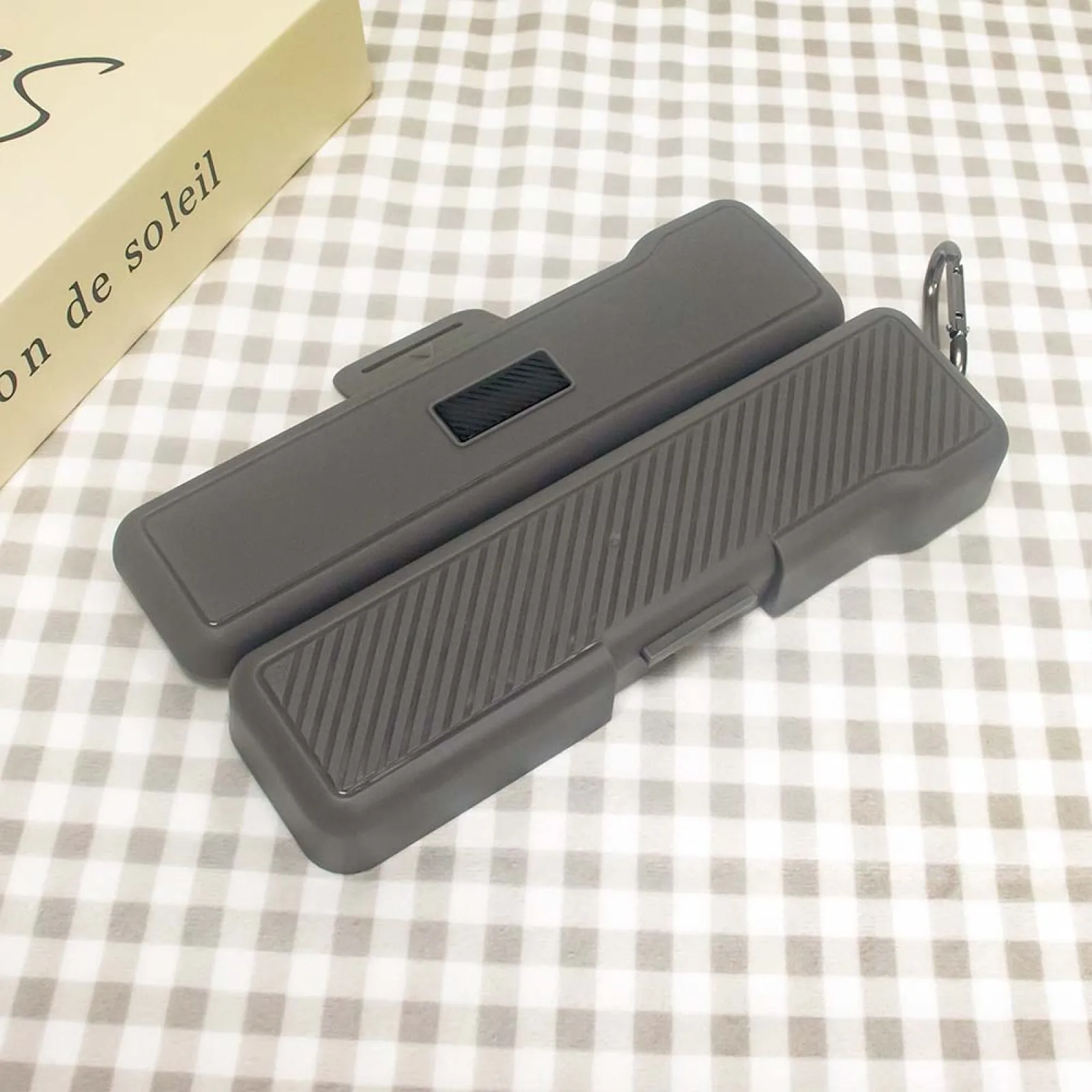 Storage Case for DJI Osmo Pocket3, Portable Hard Case with Hook Drop Dustproof Protection Simple Solid Color Protective Sleeve​