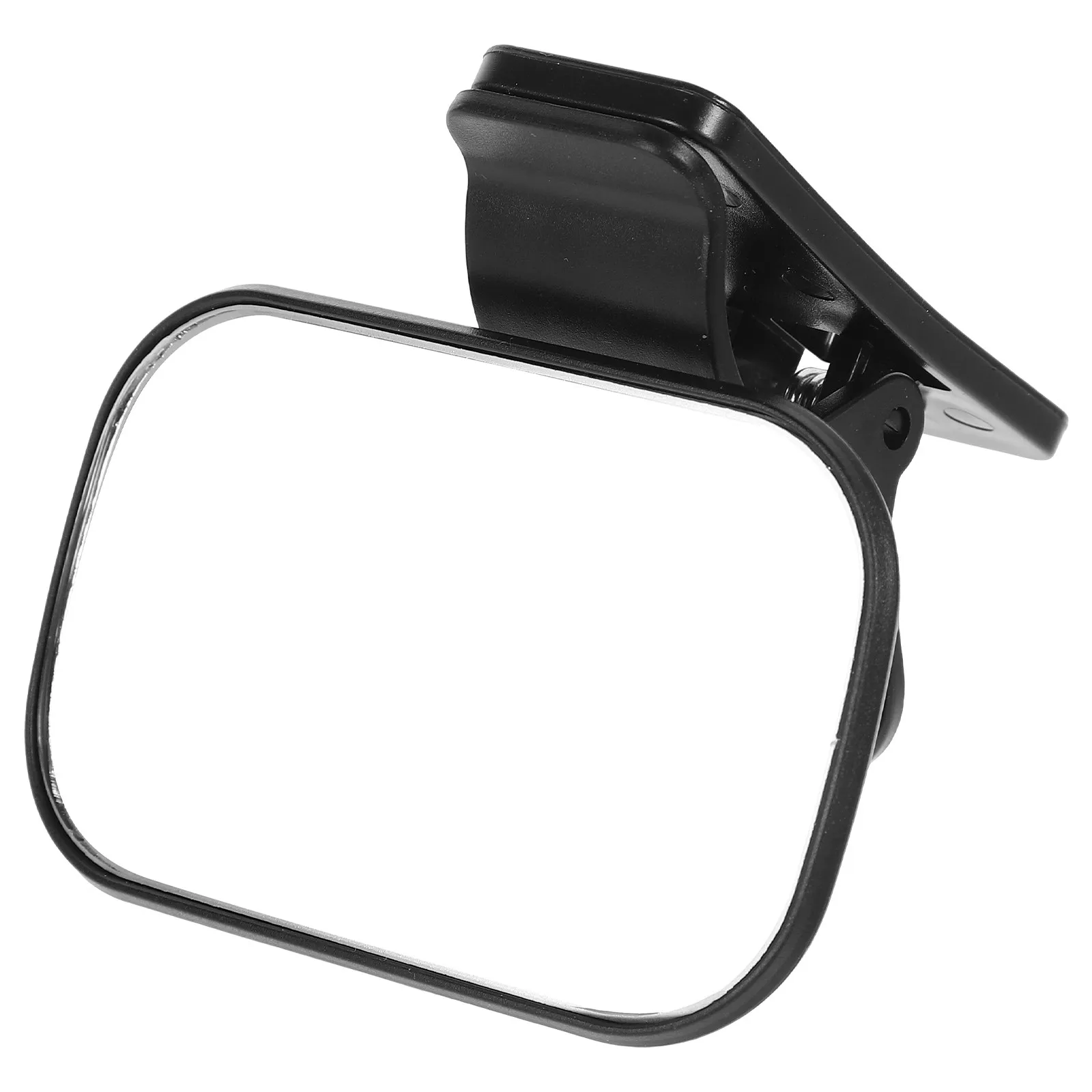 Rotatable Wide-Angle Baby Car Mirror for Rear Seat – Black, Universal Fit for All Vehicle Models