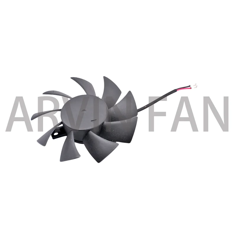 PLA08015B12HH Diameter 75mm, Hole Pitch 40mm DC12V 0.35A 4 Lines 4pin Double Ball Bearing Cooling Fan For Graphics Card