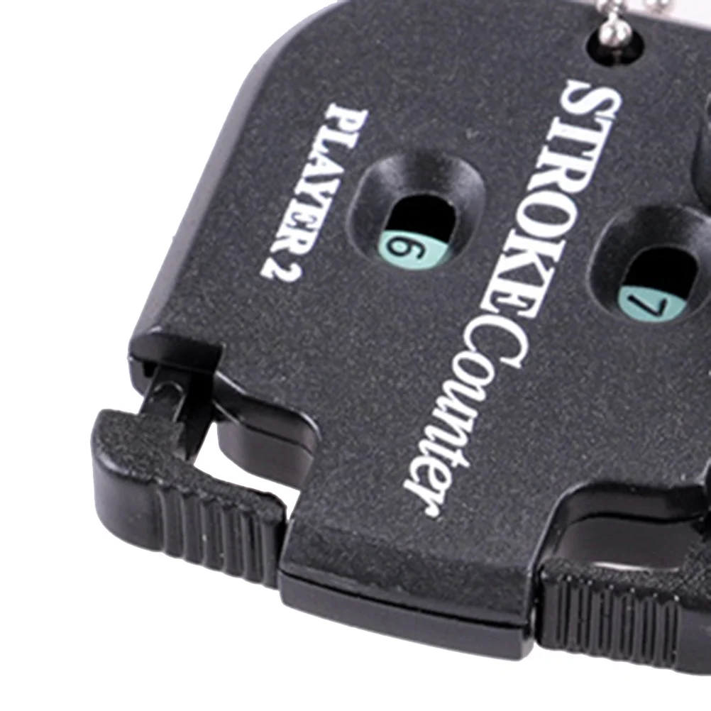 

Mini Square Black Golf Scorer Double-Digit Counter for Two Players Pocket Size Compact Score Counter
