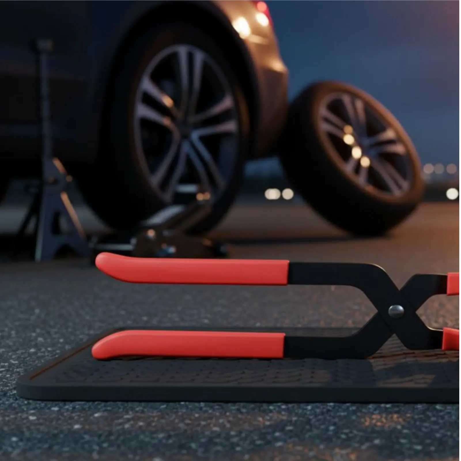 

Wheel Nut Cap Puller Scratch Free Lug Nut Cap Remover Wheel Cover Pliers Easy to Use Vehicle Tool Anti-Slip Grip for Mechanics