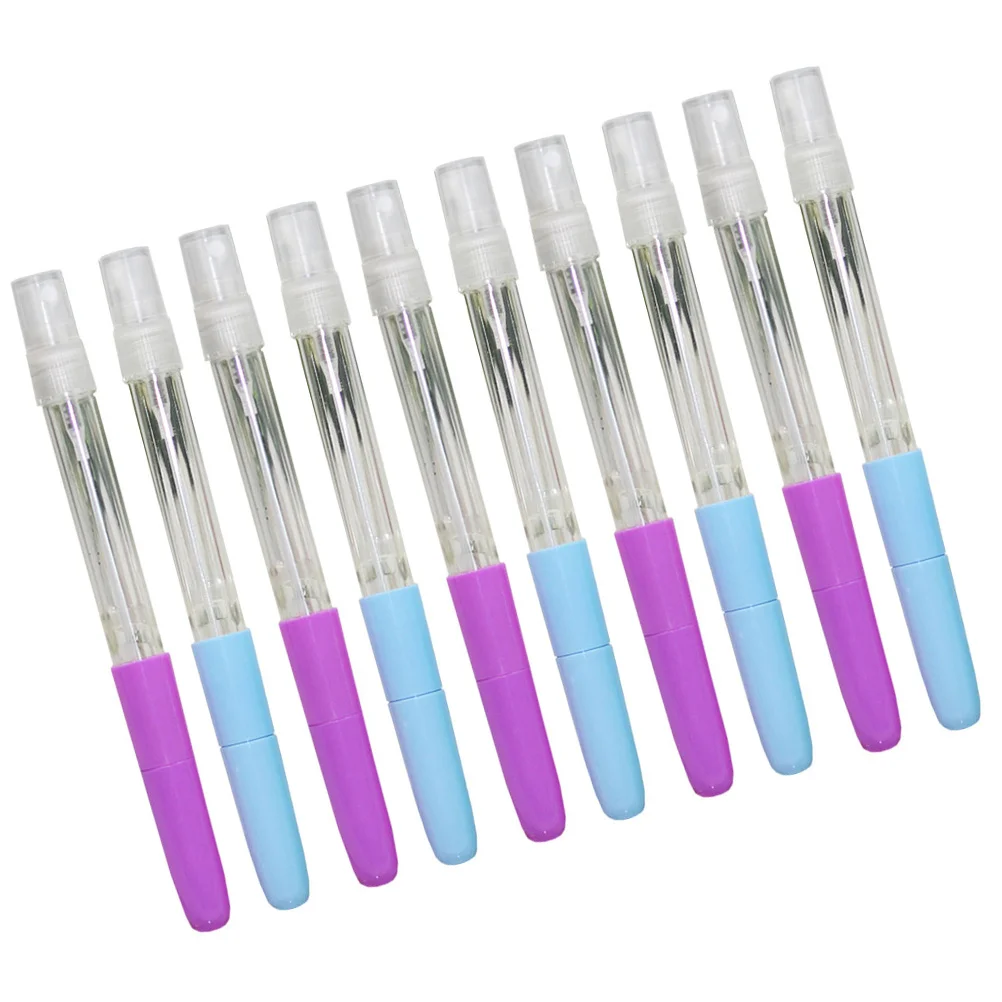 

10Pcs Empty Pen Bottle Travel Sized Pen Sprayer Leak-Proof Reusable Plastic Container for Perfume Aromatherapy Hand