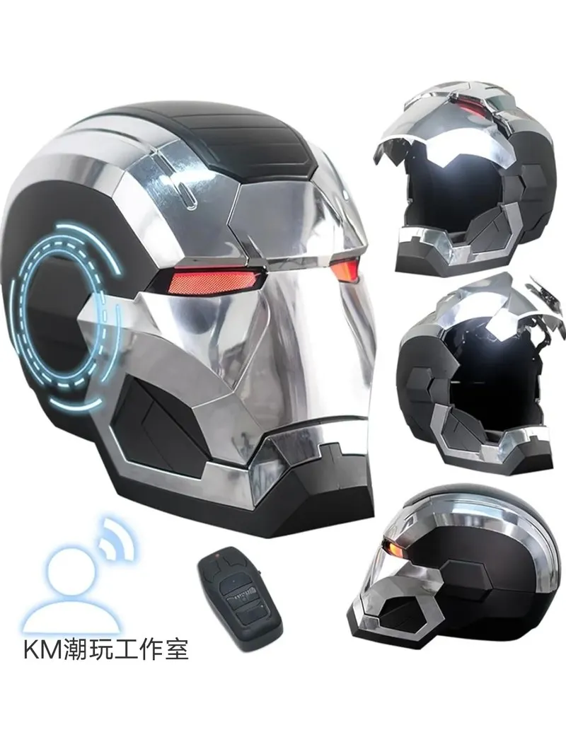War Machine Iron Man Helmet MK5 Mask 1:1 openable voice controlled adult cosplay anime peripherals suitable for holiday gifts - AliExpress War Machine Iron Man Helmet MK5 Mask 1:1 openable voice controlled adult cosplay anime peripherals suitable for holiday gifts - AliExpress
