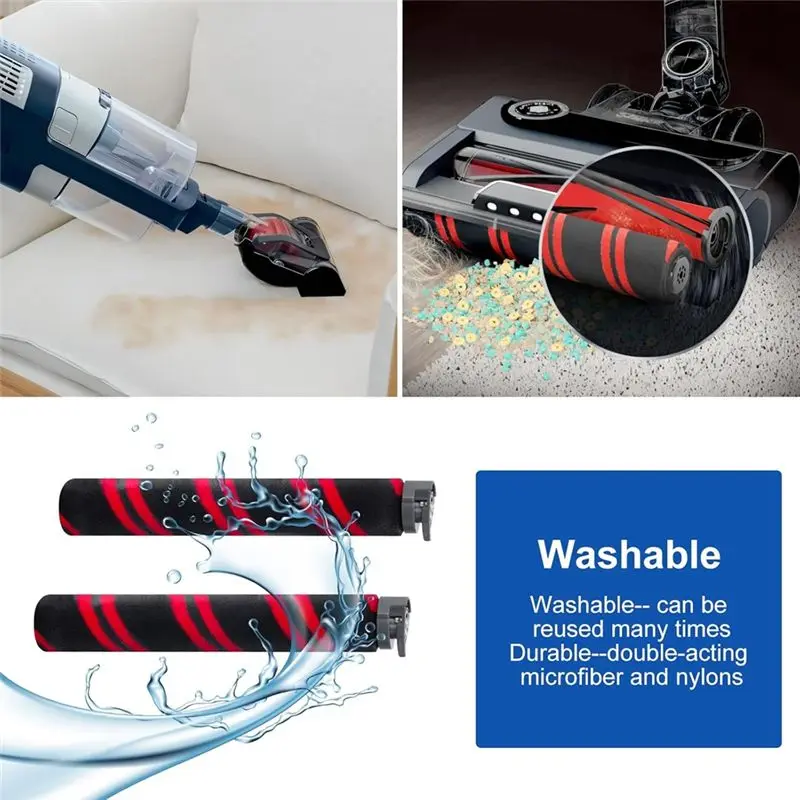 RALCA-Roller Brush And Filter Accessories Kit For Shark HZ3002 / HZ3000 Stratos Ultralight Corded Stick Vacuum Attachment
