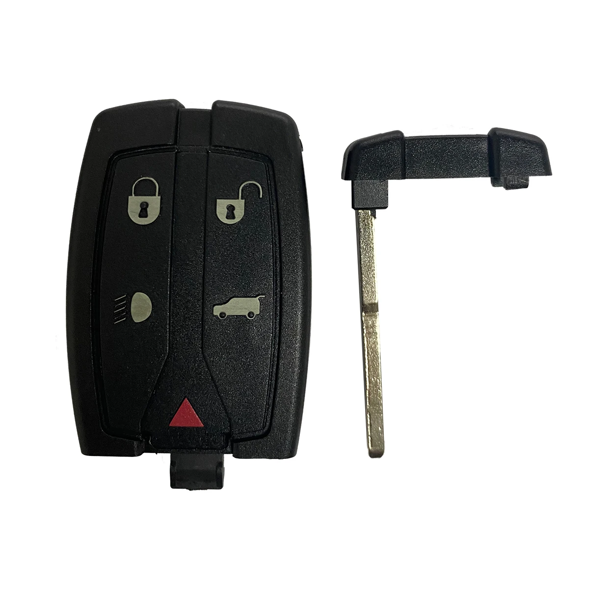 BEST KEY New Replacement 5 Buttons Remote Key Blade Fob Shell Case Fit For Land Rover Freelander With Small Uncut Blade Fob Key