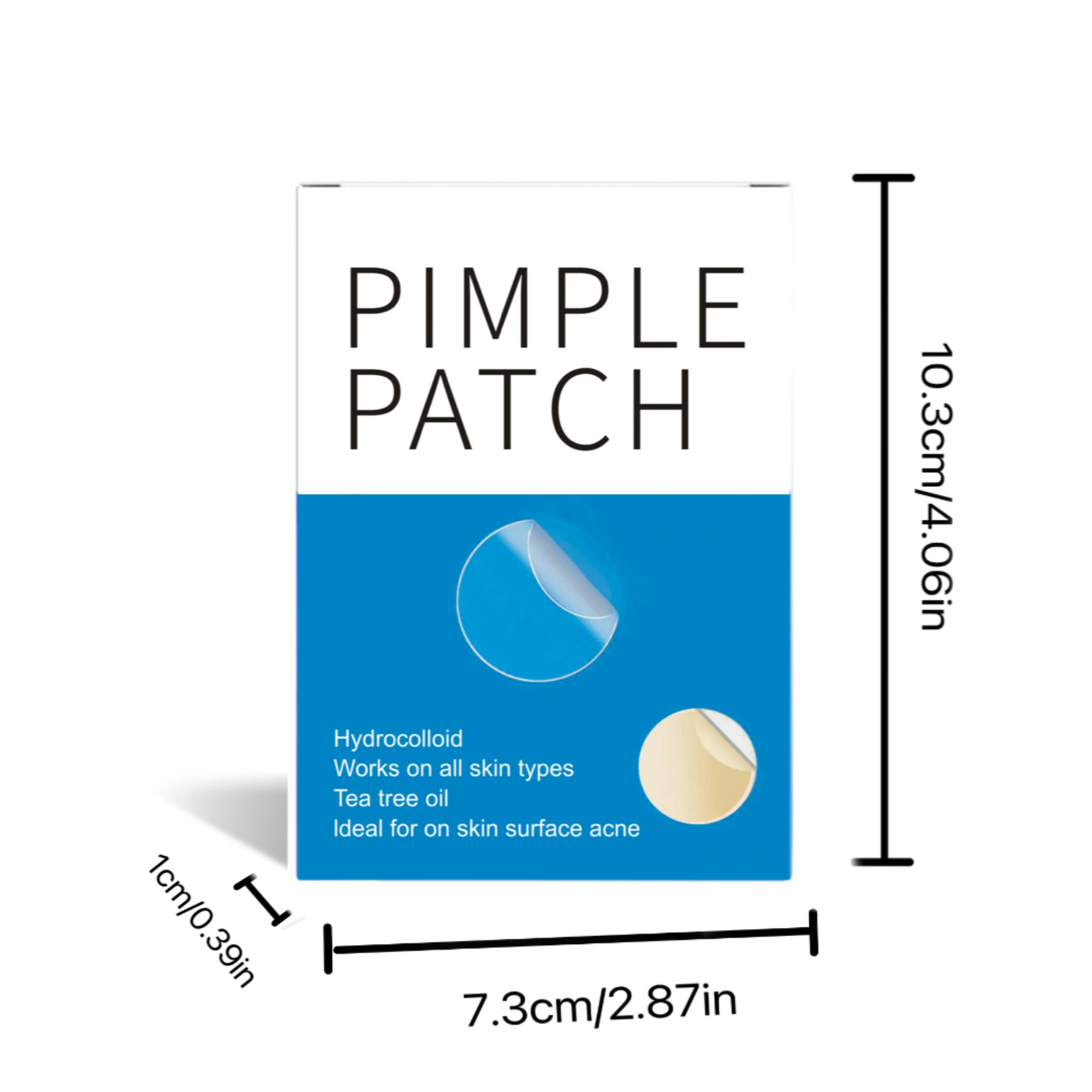 360 قطعة رقعة حب الشباب الدائرية الشفافة، كبيرة وصغيرة الحجم، شفافة وغير مرئية، مكياج أساسي، ضروري للحفلات،