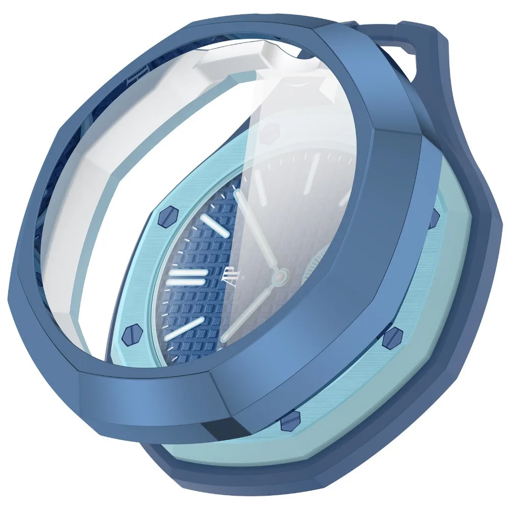 tpu-耐衝撃保護カバー-swatch-x-ap-ロイヤルポップ懐中時計用傷防止時計ケースアクセサリー