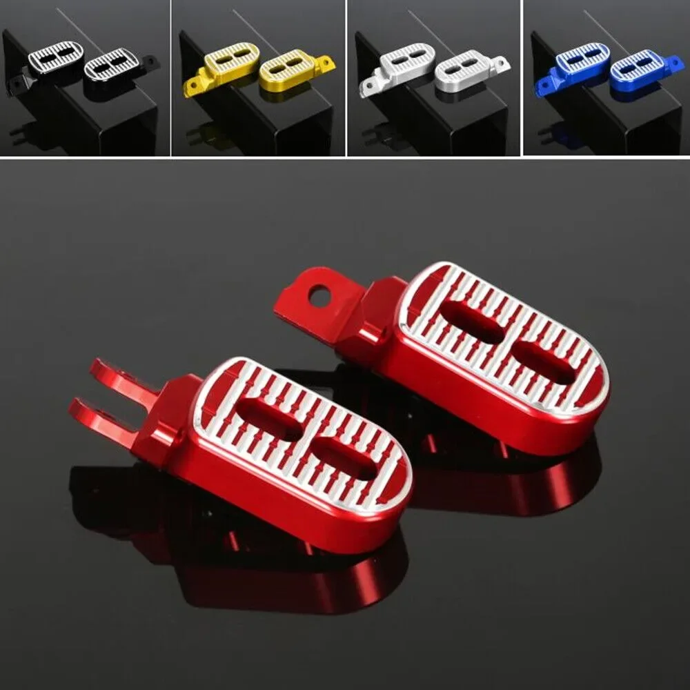 For Honda CB400F Super Four 1992-1994  CB500/S Twin 1994-2003  3D Carve CNC Front Rider Foot Rest Pedals Foot Pegs