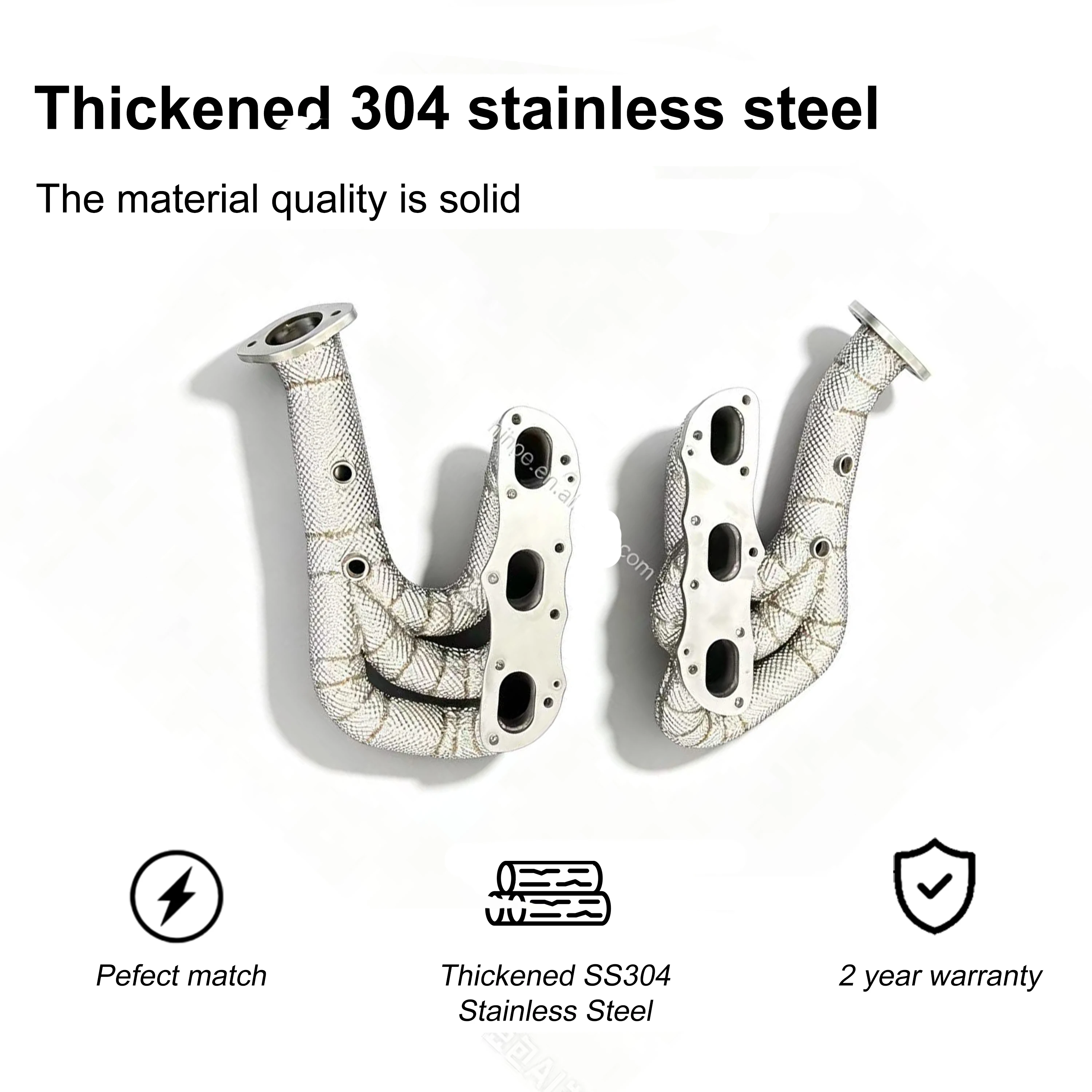 Fabrikverkauf Auspuff-Downpipe mit Hitzeschutz Geeignet für Porsche 981 GT4 Teil 3.8L – Detail 6