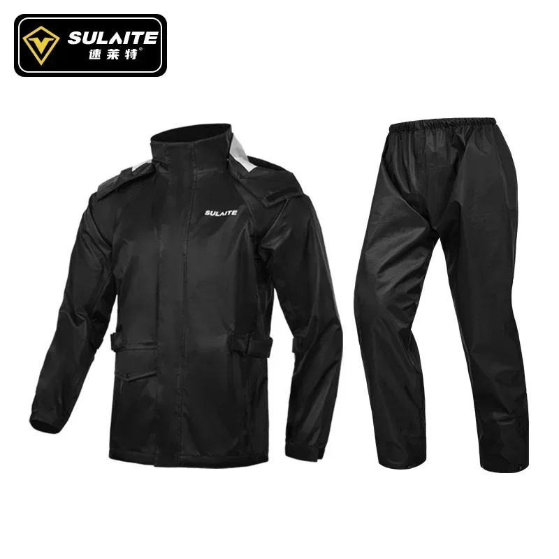 Motorcycle Raincoat Rain Pants Suit Knight Waterproof Rainstorm Proof Thickened Electric Vehicle Takeaway Split Raincoat