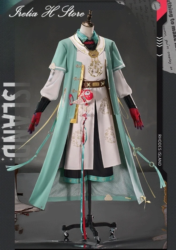 

Irelia H Store Arknights Yu Cosplay Costume Game Yu Unifrom Suit top pants coat Halloween Costumes