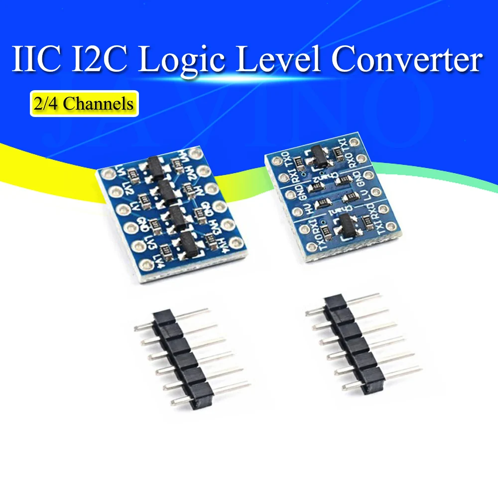 10Pcs 2/4 Channels IIC I2C Logic Level Converter Bi-Directional Module 3.3V to 5V Shifter for Arduino