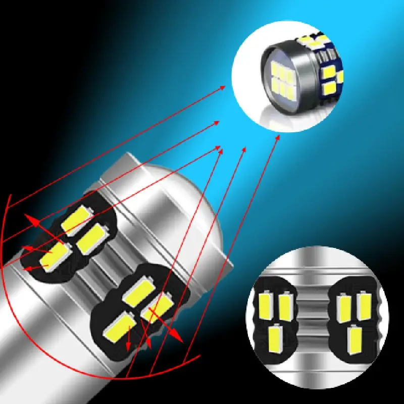 لهوندا سيفيك 8 2006 2007 2008 2009 2010 2011 موقف السيارة مصباح إيقاف السيارة فائقة السطوع LED إشارة القراءة المصباح الكهربي الملحقات #5