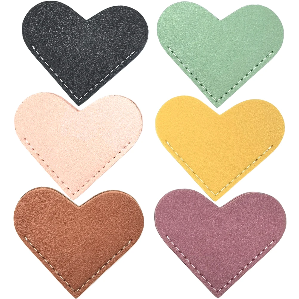 

6 Pcs Bookmarks Love Set Page Corner Markers for Reading Lovers Heart Special-shaped