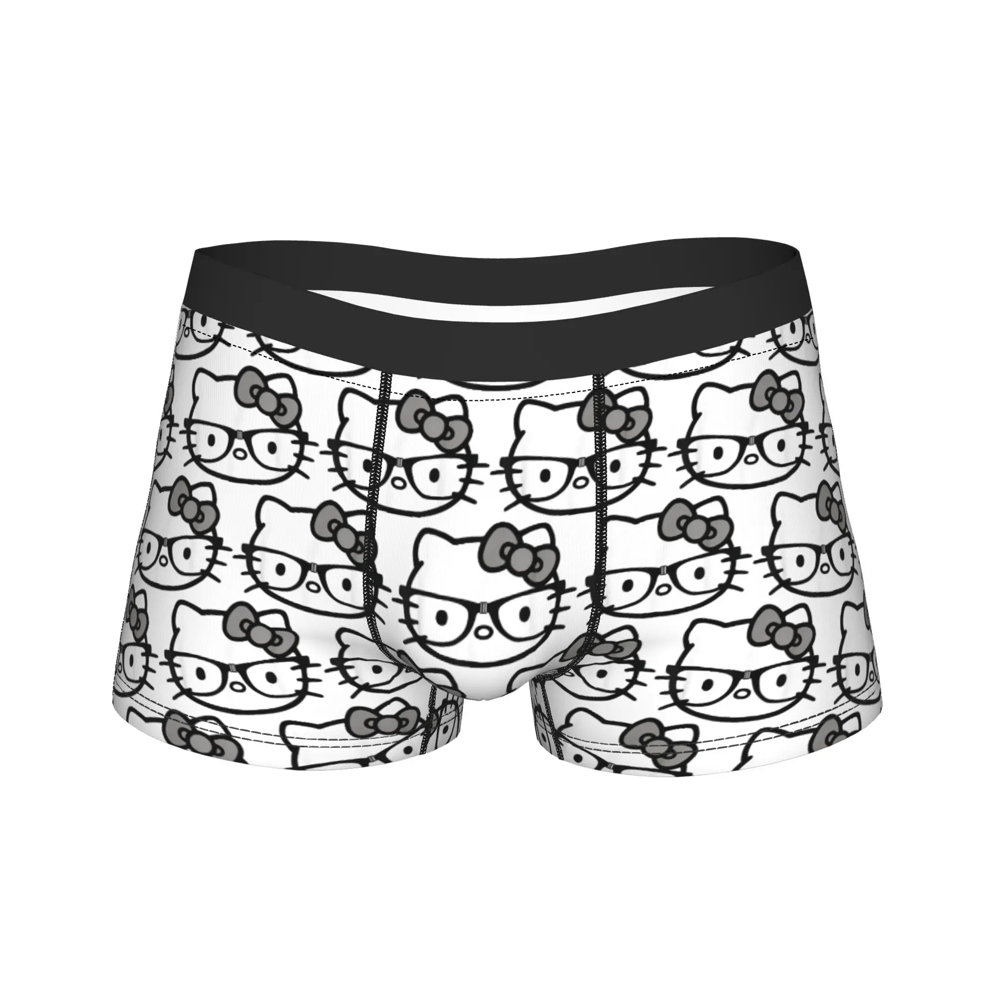 Herren-Boxershorts von Hellos Kittys, geeignete Unterwäsche-Unterhose