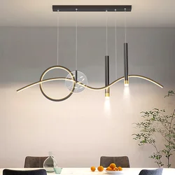 LED 천장 램프 모던 홈 샹들리에, 거실 식당 촛대에 적합, 간단한 조명 디자인
