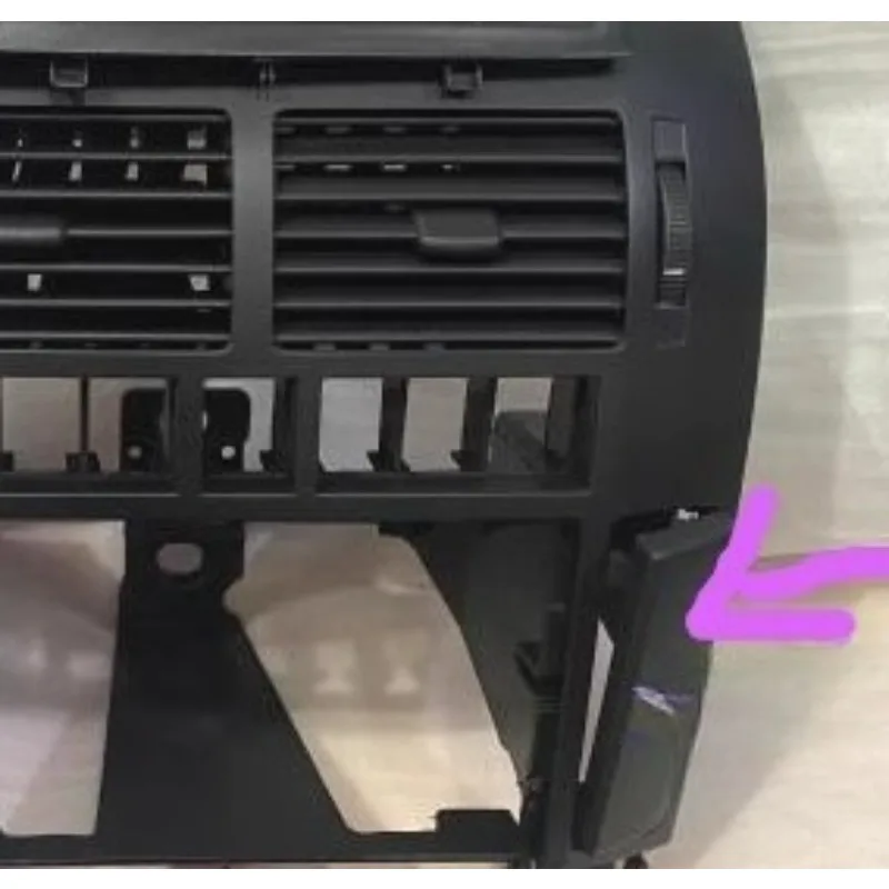 غطاء التوصيل الأيمن لإطار لوحة التحكم المركزية لسيارة Volkswagen POLO Hatchback Sedan CROSS العلامة التجارية الجديدة #2