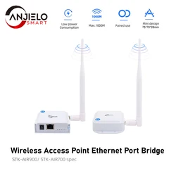 Wireless Signal Wall-through Ethernet Air Connector Port Bridge Kit Outdoor Long Distance UP to 1000 meters Transmitter Receiver